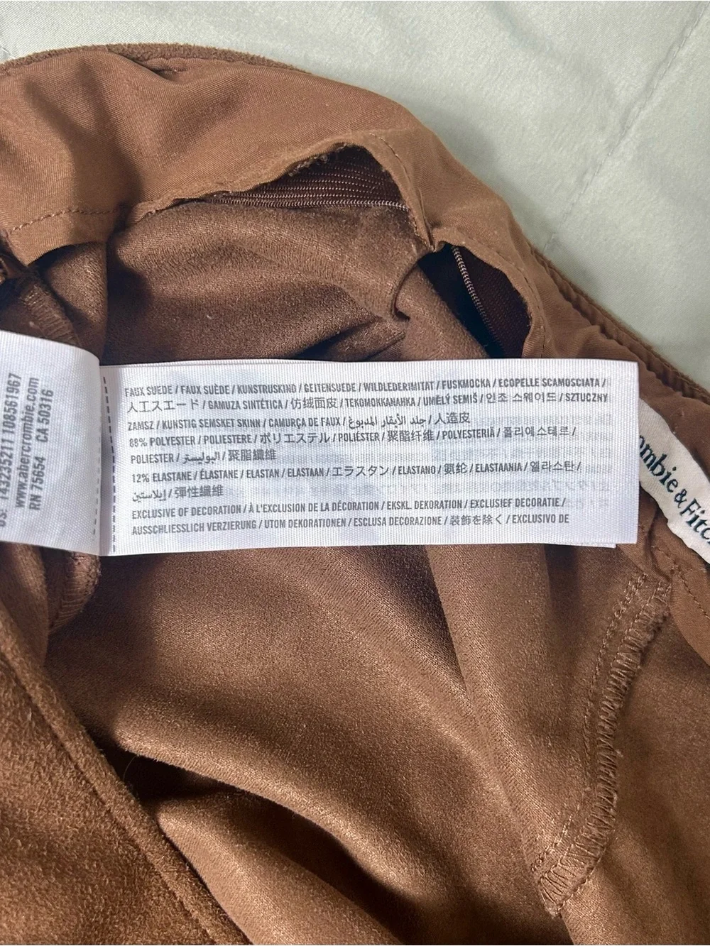 Brown Wrap-Front Women’s Shorts